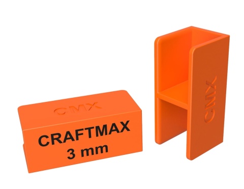 DYSTANS UCHWYT SZABLON DO MONTAŻU FRONTÓW SZUFLAD 3 mm