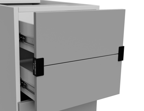 DYSTANS UCHWYT SZABLON DO MONTAŻU FRONTÓW SZUFLAD 2 mm