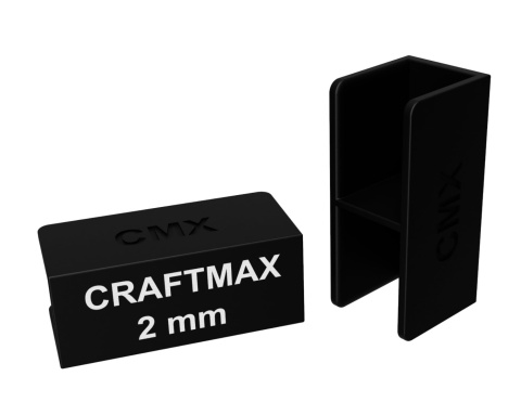 DYSTANS UCHWYT SZABLON DO MONTAŻU FRONTÓW SZUFLAD 2 mm