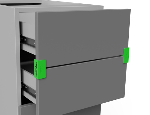 DYSTANS UCHWYT SZABLON DO MONTAŻU FRONTÓW SZUFLAD 4 mm