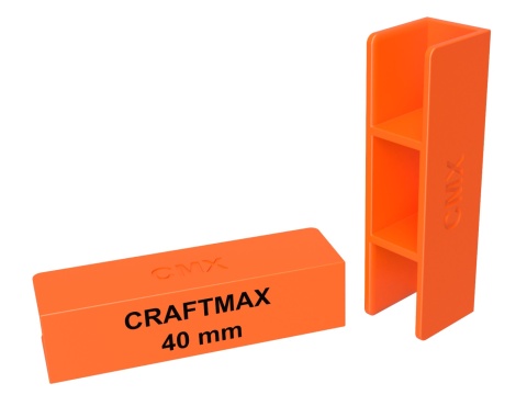 DYSTANS UCHWYT SZABLON DO MONTAŻU FRONTÓW SZUFLAD 40 mm