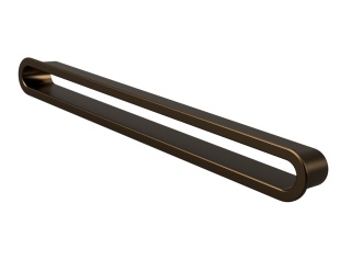 ROZETA KRATKA MASKOWNICA WENTYLACYJNA DO PŁYT 18 MM BRONZE POŁYSK