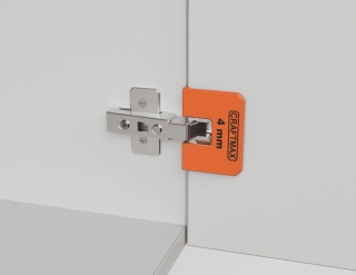 Szablon przymiar magnetyczny do frontów meblowych na zawiasy 4 mm | 2 szt.