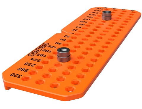 Szablon wzornik do uchwytów meblowych regulowany 320 MM SUM-3