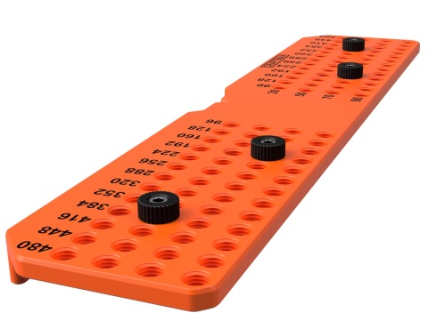 Szablon wzornik do uchwytów meblowych regulowany 480 MM SUM-2