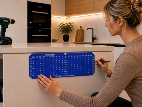 Szablon do uchwytów meblowych MARK 320